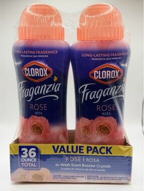 Clorox Fraganzia Laundry Scent Booster Crystals in Rose Scent - Value Pack (2)